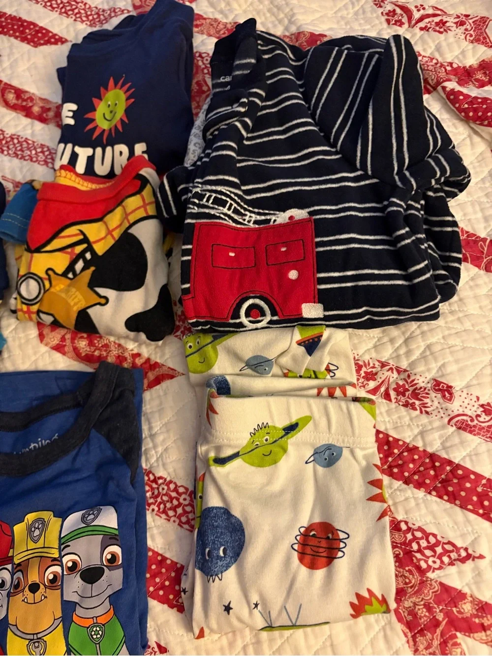 Lot of Mismatched Boys’ 4T Pajamas
